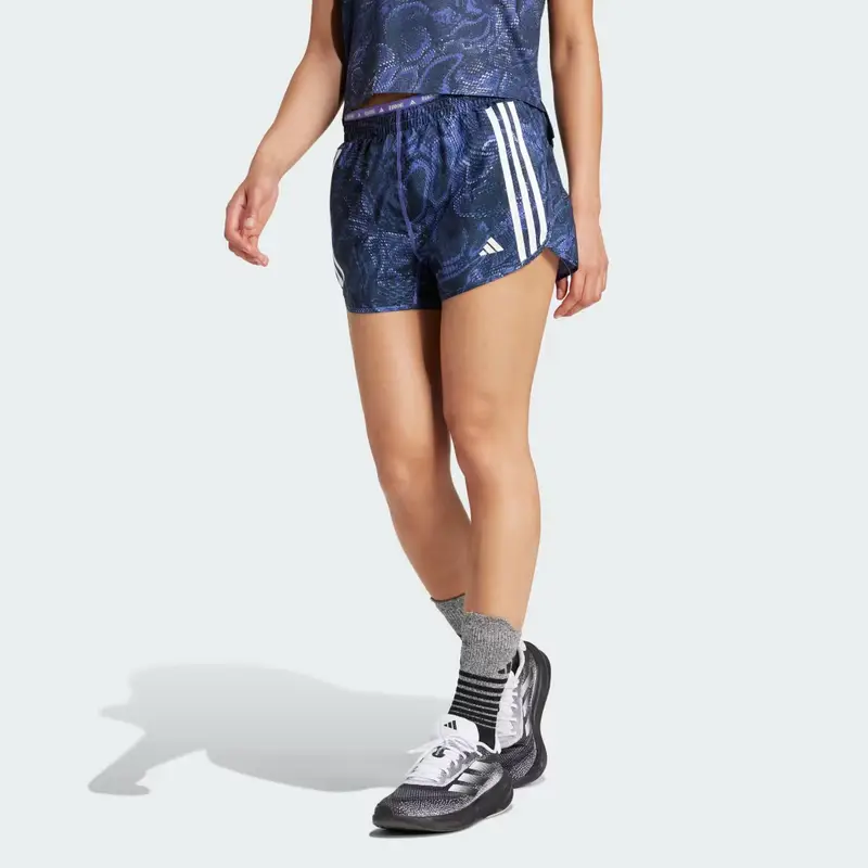 Shorts Allover Print AEROREADY Own the Run Excite Semi Cobalt Blue