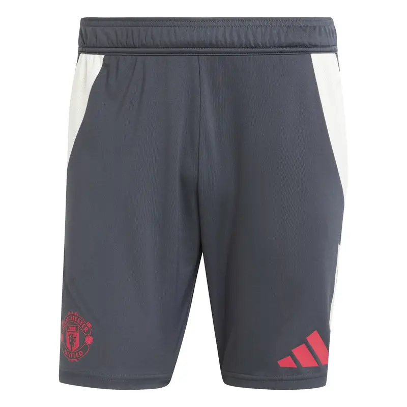 Shorts da allenamento Manchester United Tiro 2024/25 Gris