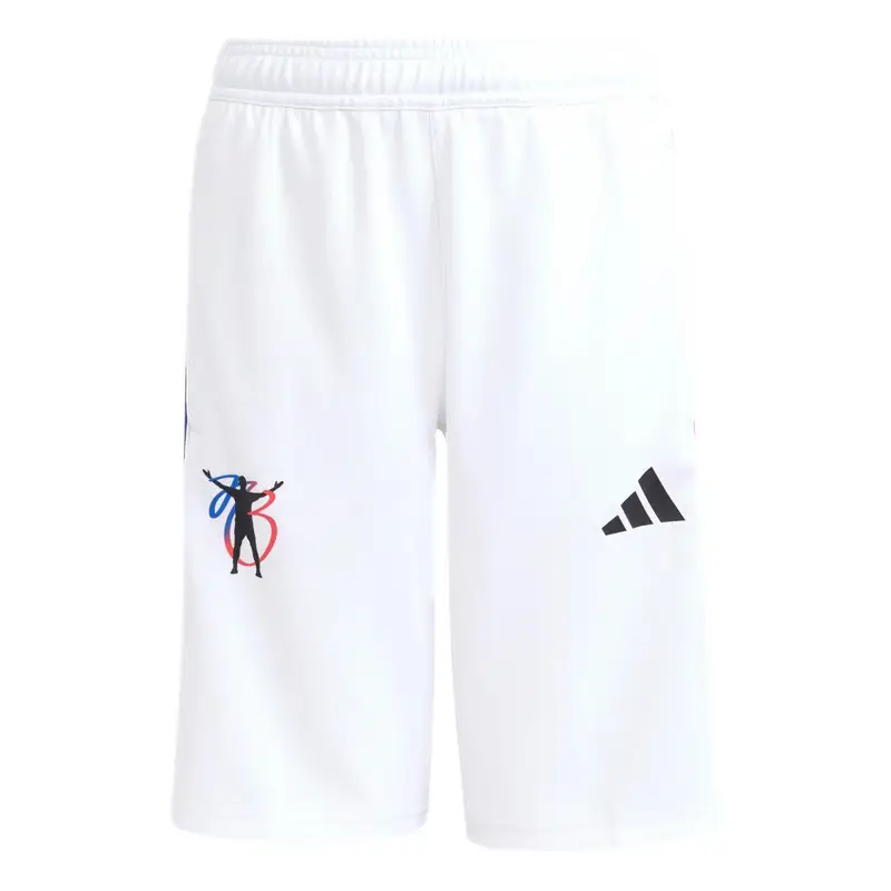 Shorts da allenamento per bambini adidas Jude Bellingham Blanc