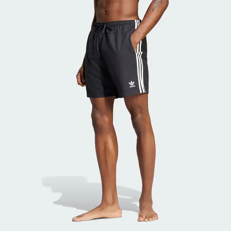 Shorts da nuoto Adicolor 3-Stripes da 8 pollici Black