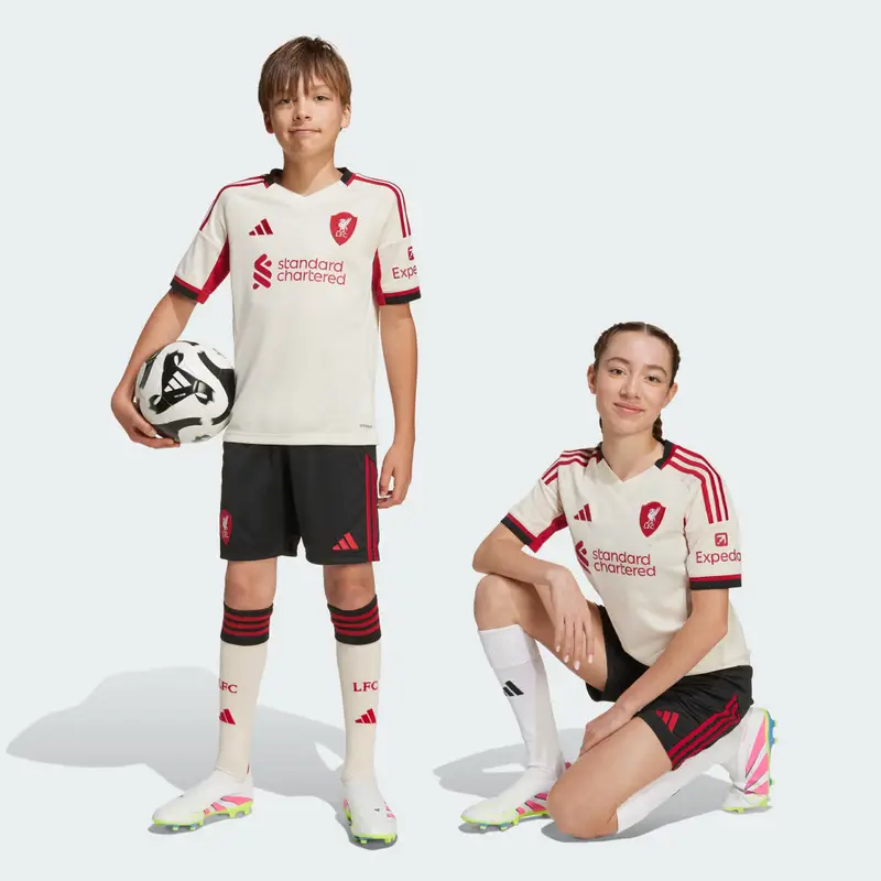 Shorts da trasferta Liverpool FC 25/26 Bambini Black