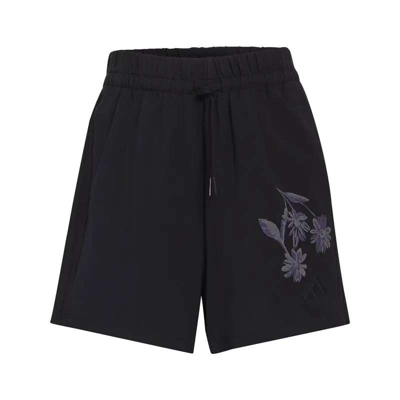 Shorts in cotone da donna adidas Essentials Noir