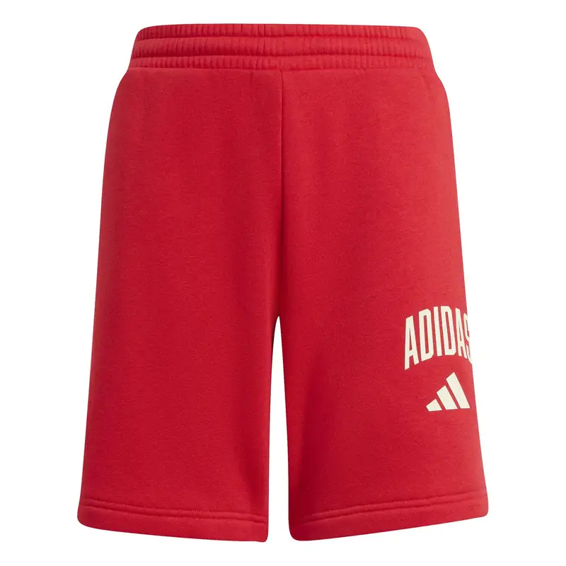 Shorts per bambini adidas Collegiate Typography Rouge