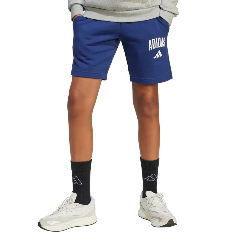 Shorts per bambini adidas Seasonals Essentials Collegiate Typography Bleu