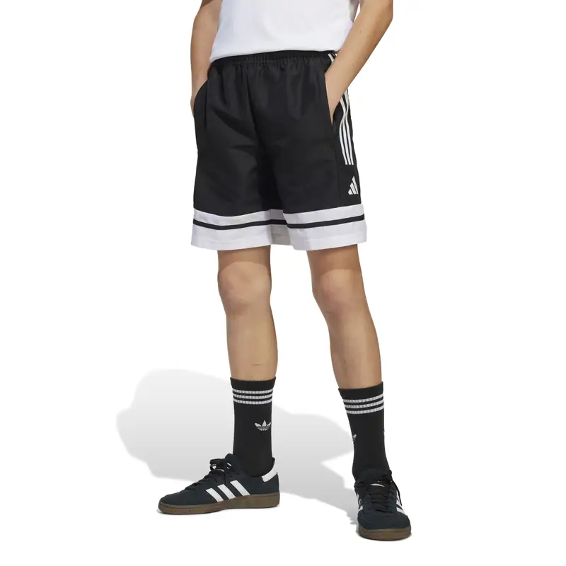 Shorts per bambini adidas Squadra25 Downtime Woven Noir
