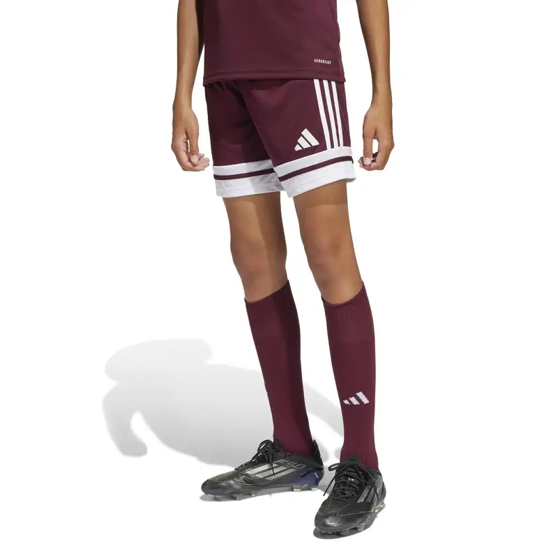 Shorts per bambini adidas Squadra25 Rouge