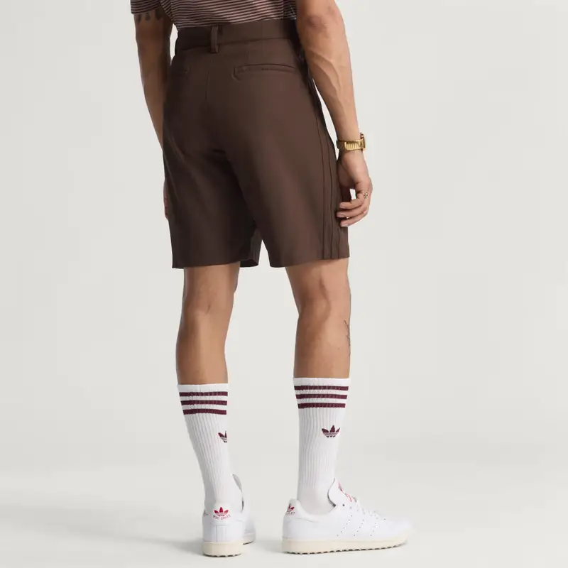 Shorts Plissettati Twistknit Originals Dark Brown miniatura 2