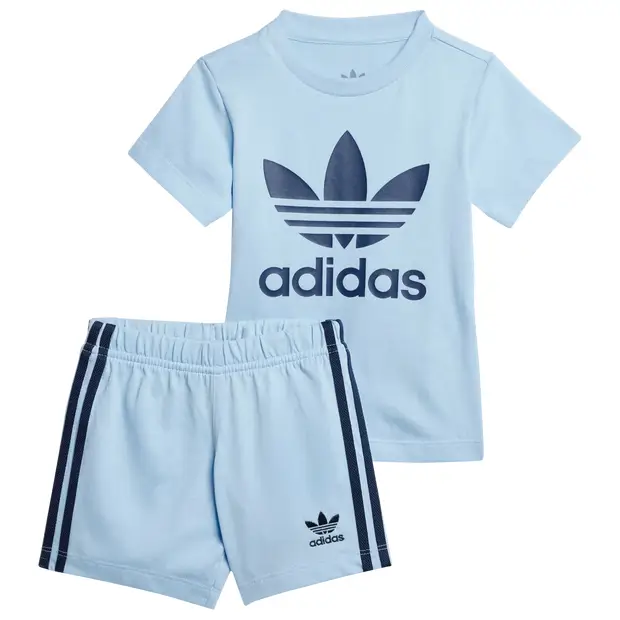 Shorts Tee Set Neonato - Tute da ginnastica Blu - - Jersey di cotone Blue