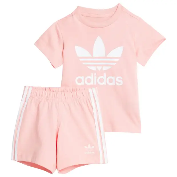 Shorts Tee Set Neonato - Tute da ginnastica Rosa - - Jersey di cotone Pink