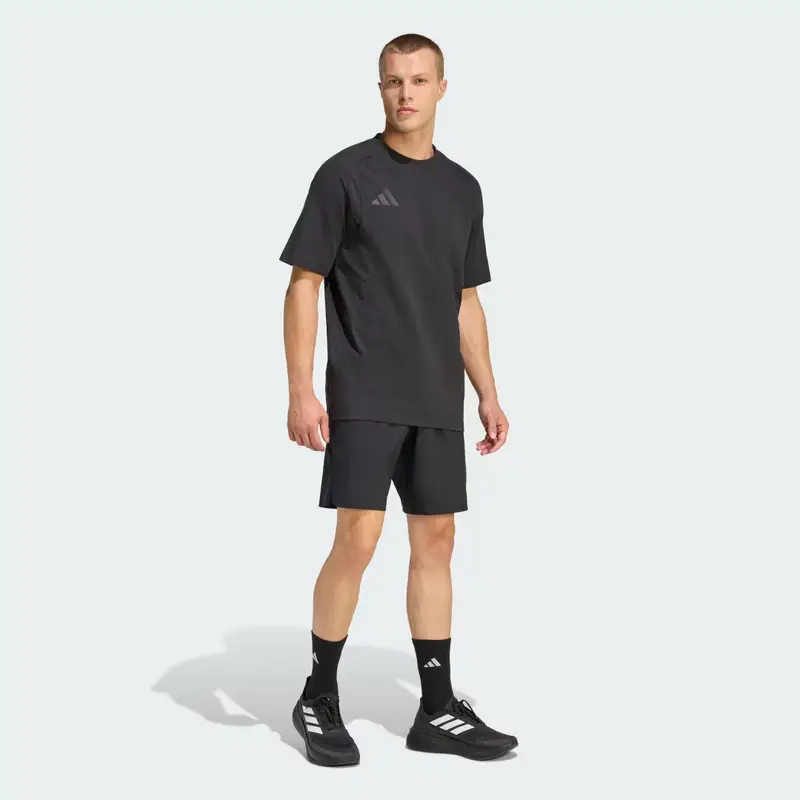 SHORTS TIRO TRAVEL WOVEN Black miniatura 3