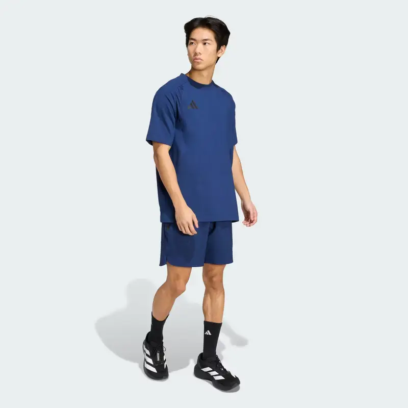 SHORTS TIRO TRAVEL WOVEN Team Navy Blue 2 miniatura 3