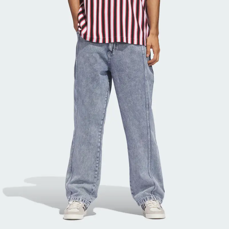 Skateboarding x KDR Pantaloni Acid Washed Light Solid Grey miniatura 3