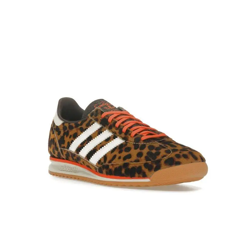 SL72 OG Pacchetto Ghepardo - Arancione Impatto Sneakers da Donna Marrone Marrone Scuro Bianco Sporco JI0189 39⅓ miniatura 3