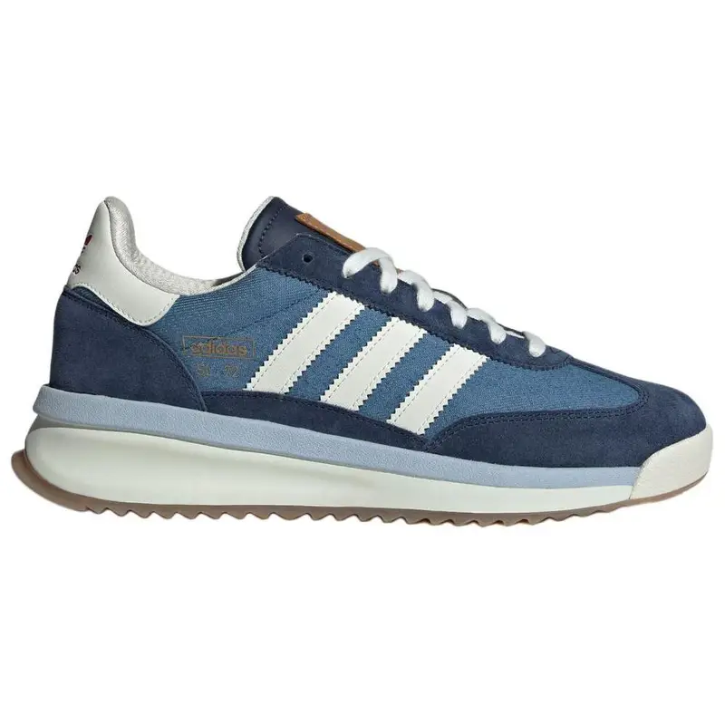 SL72 RTN Denim Sneakers Unisex Blu Marrone-Onice Bianco-Tinta JI2506 42⅔ miniatura 3
