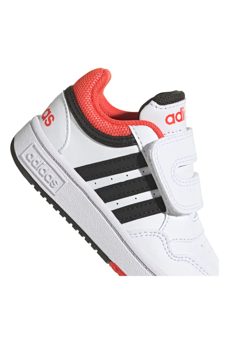 Snaekers bianche con velcro ADIDAS HOOPS 3 0 [BIANCO miniatura 4