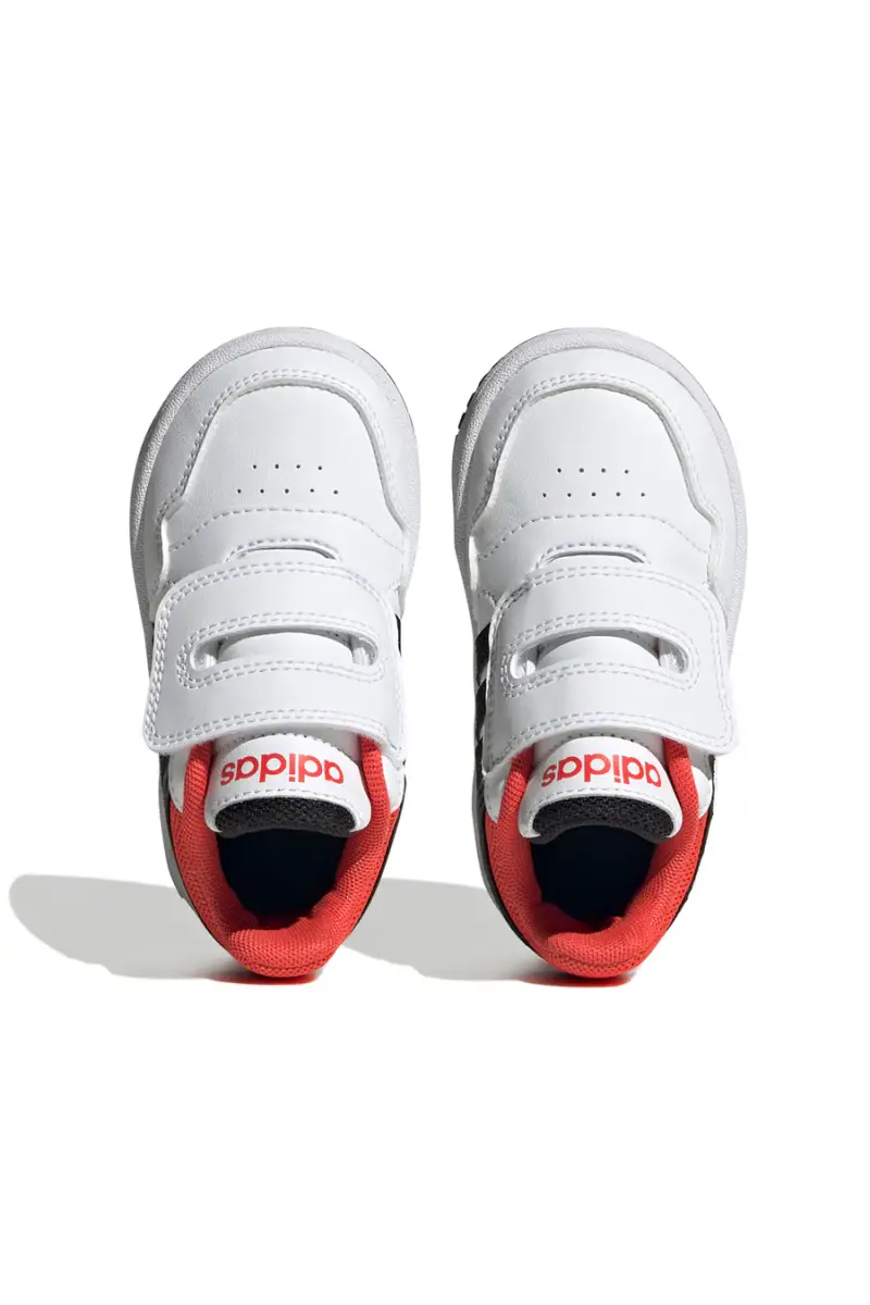 Snaekers bianche con velcro ADIDAS HOOPS 3 0 [BIANCO miniatura 5