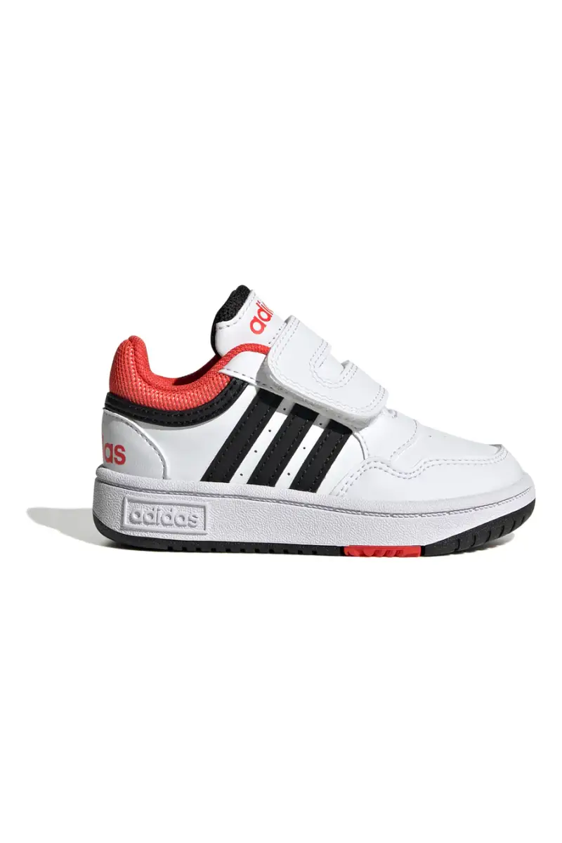 Snaekers bianche con velcro ADIDAS HOOPS 3 0 [BIANCO