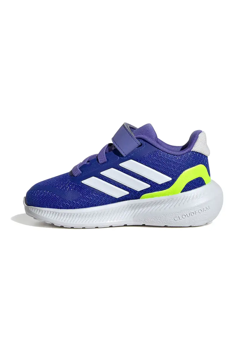 Sneaker blu con chiusura a strappo Adidas RUNFALCON 5 EL I [LUCBLU miniatura 3