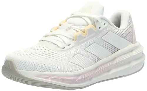Adidas Sneaker da Donna Questar 3, Bianco Sporco/Bianco Gesso/Malva, 8