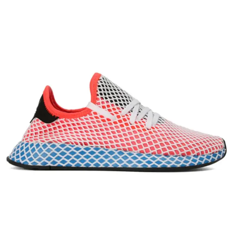 Sneakers Adidas da Donna Deerupt Rosso Blu AC8466 38 miniatura 5