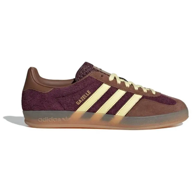 Sneakers Adidas Gazelle Indoor Marrone Borgogna Usato Marrone JI0324 38 miniatura 2