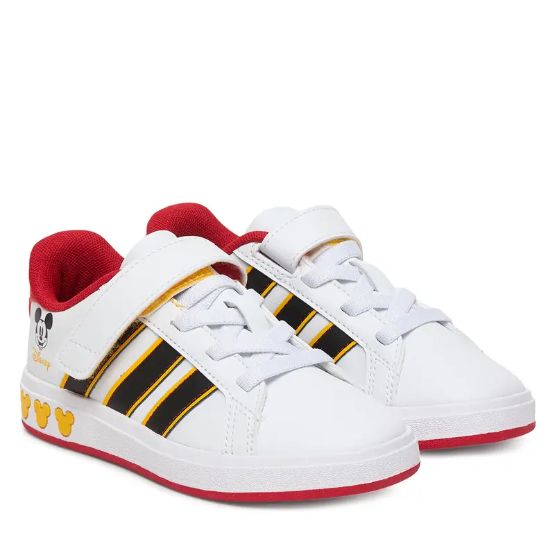 Sneakers adidas Grand Court Mickey El K JQ8067 Bianco