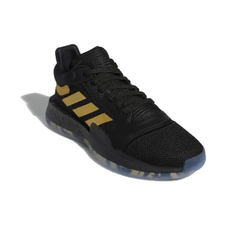 Sneakers Adidas Marquee Boost Low Nero Oro Metallizzato EE8572 46 miniatura 3
