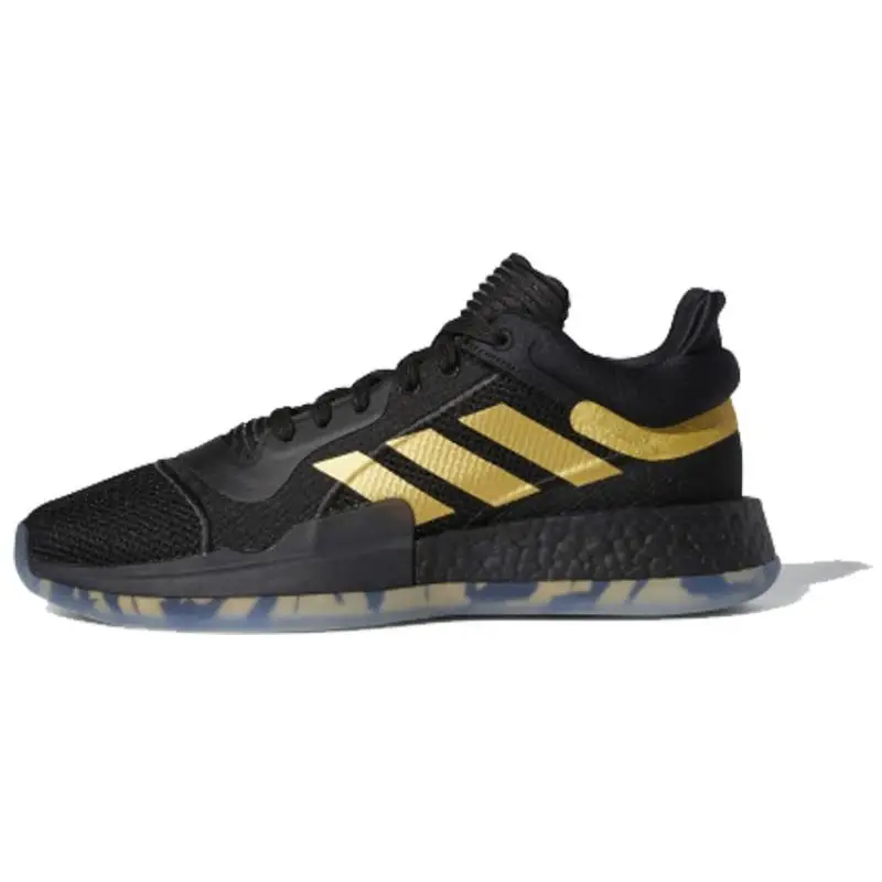 Sneakers Adidas Marquee Boost Low Nero Oro Metallizzato EE8572 47⅓