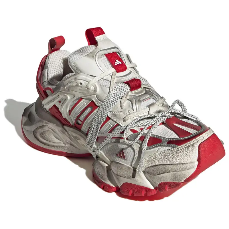 Sneakers Adidas Vento Xlg Deluxe Bianche Rosse JS1590 38 miniatura 3