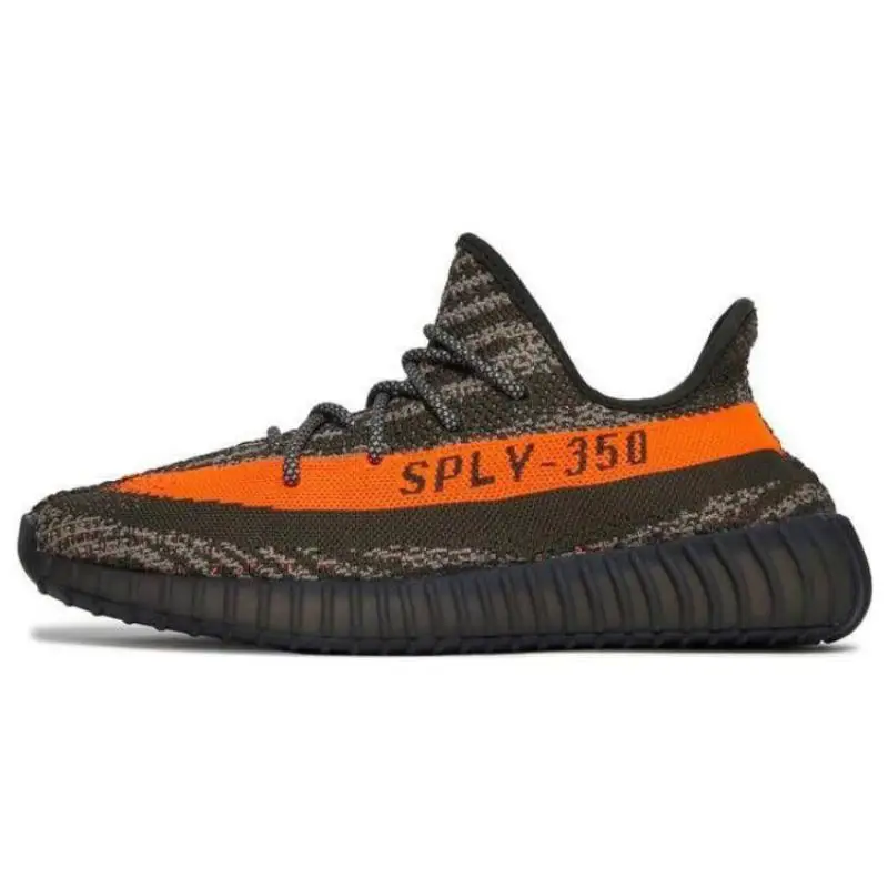 Adidas Sneakers Yeezy Boost 350 V2 Carbon e Arancione