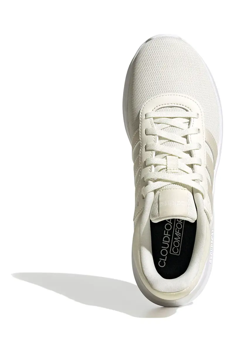 Sneakers avorio con suola leggera Adidas Lite Racer 4 [BIANCO] miniatura 5