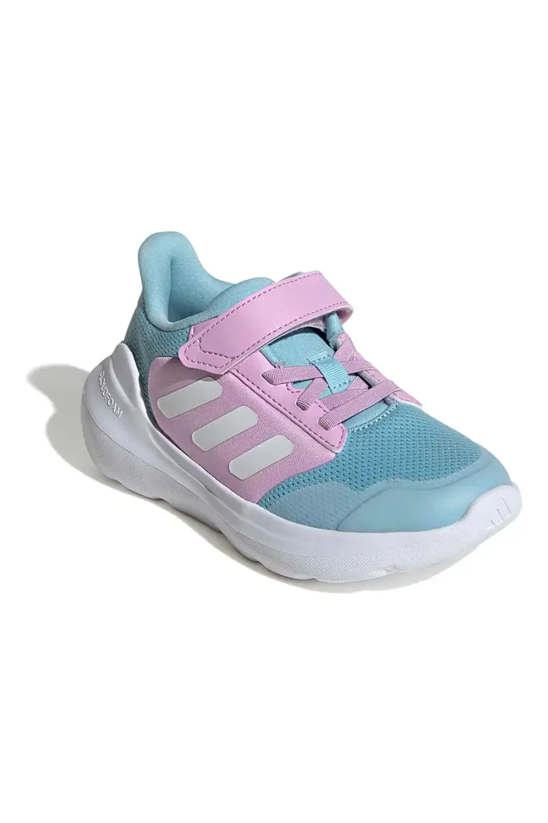 Sneakers azzurre e lilla traspiranti con strappo Adidas Tensaur Run 3 0 EL C [BLU miniatura 2