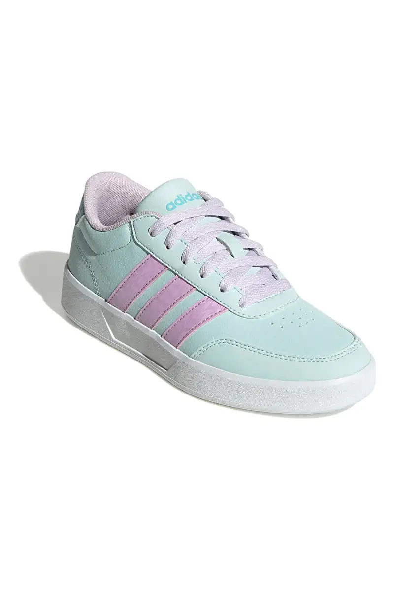 Sneakers azzurre pastello con dettagli lilla Adidas Breaknet 3 J [AZZURRO] miniatura 2