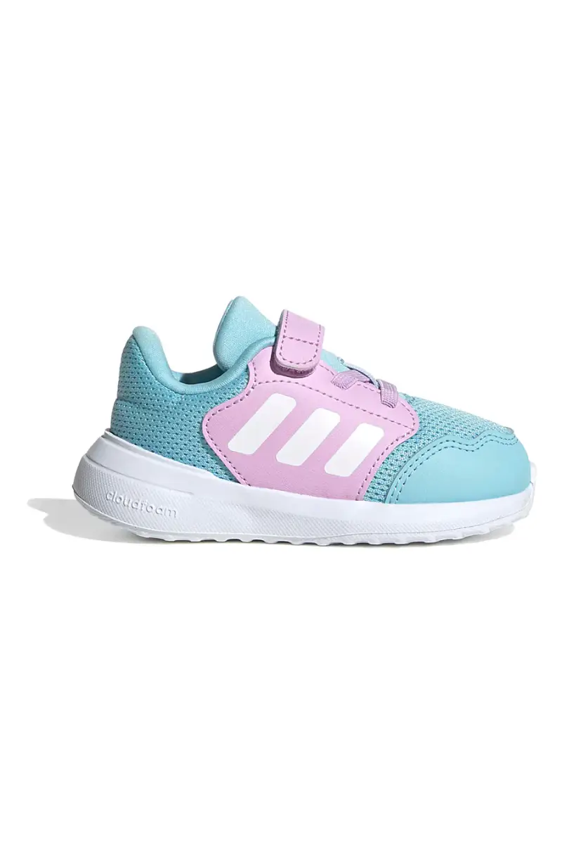 Sneakers Azzurro e lilla con strappo Adidas Tensaur Run 3 0 EL I [MULTI]