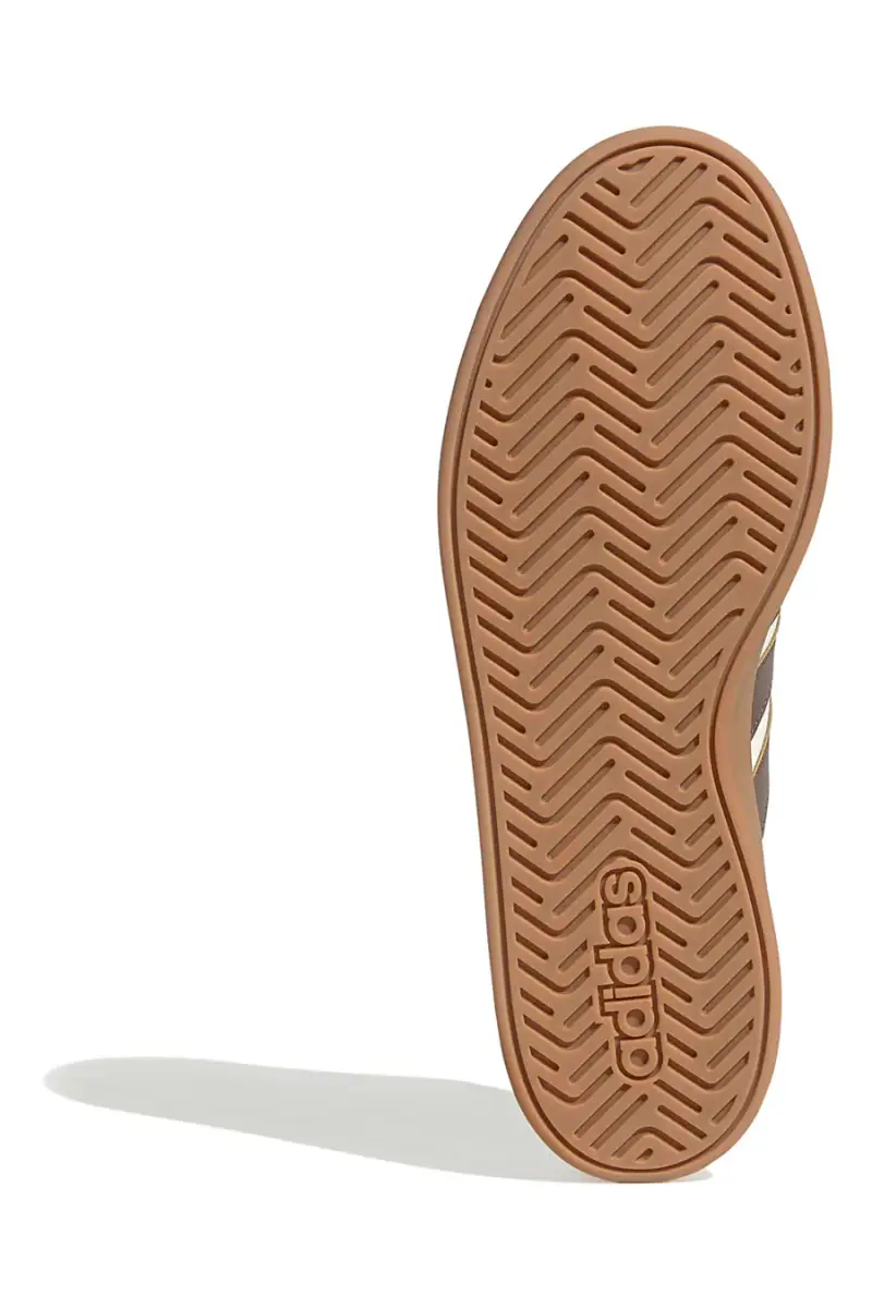 Sneakers beige con strisce marroni Adidas GRAND COURT BASE 3 0 [WHITE miniatura 5