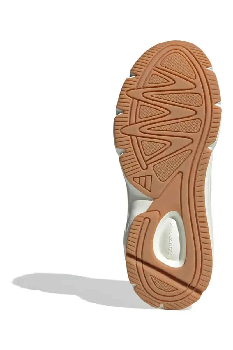 Sneakers beige in mesh con dettagli argento e suola Cloudfoam Adidas Crazychaos 2000 [BIANCO] miniatura 4