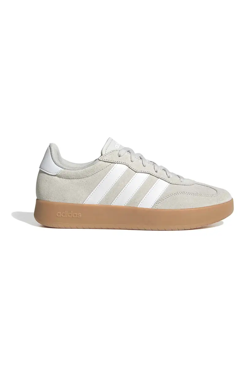 Sneakers beige in suede con suola color gomma Adidas Barreda [GRIGIO]