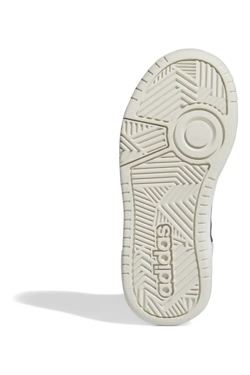 Sneakers bianche alte con lacci Adidas HOOPS 3.0 MID K [NERO miniatura 5