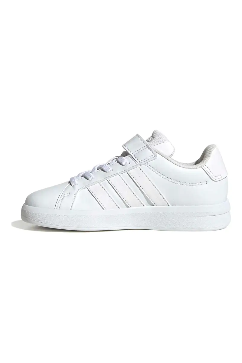 Sneakers bianche con chiusura a strappo Adidas Grand Court 3 0 El C [BIANCO] miniatura 3