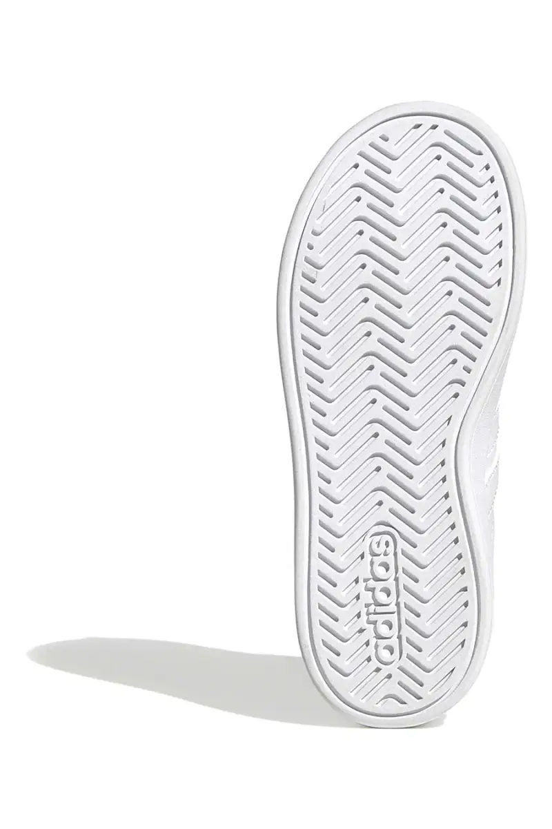 Sneakers bianche con chiusura a strappo Adidas Grand Court 3 0 El C [BIANCO] miniatura 4