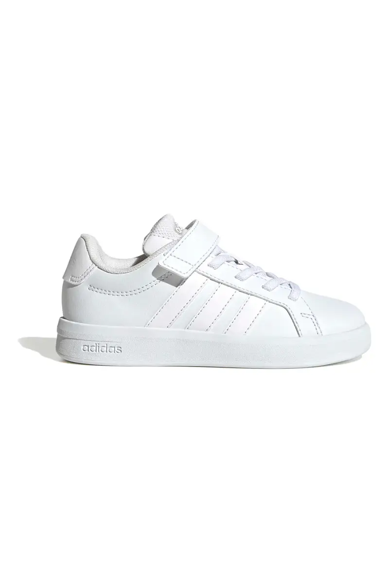 Sneakers bianche con chiusura a strappo Adidas Grand Court 3 0 El C [BIANCO]