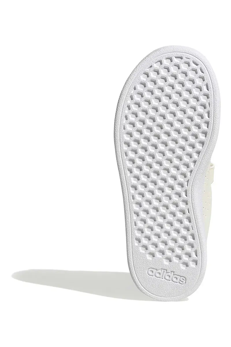Sneakers bianche con dettagli blu e chiusura a strappo Adidas Advantage Base 2 0 Cf C [BIANCO] miniatura 4