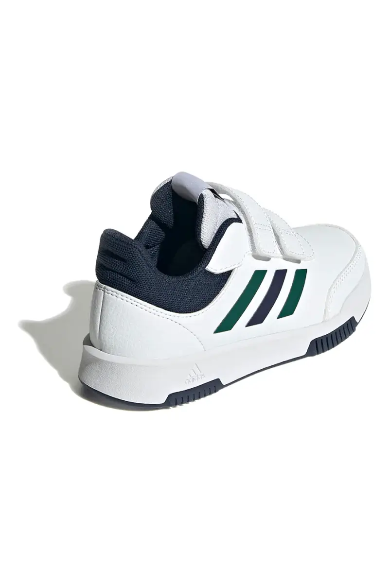 Sneakers bianche con dettagli blu e verdi chiusura a strappo Adidas Tensaur Sport 2.0 CF K [BIANCO] miniatura 4