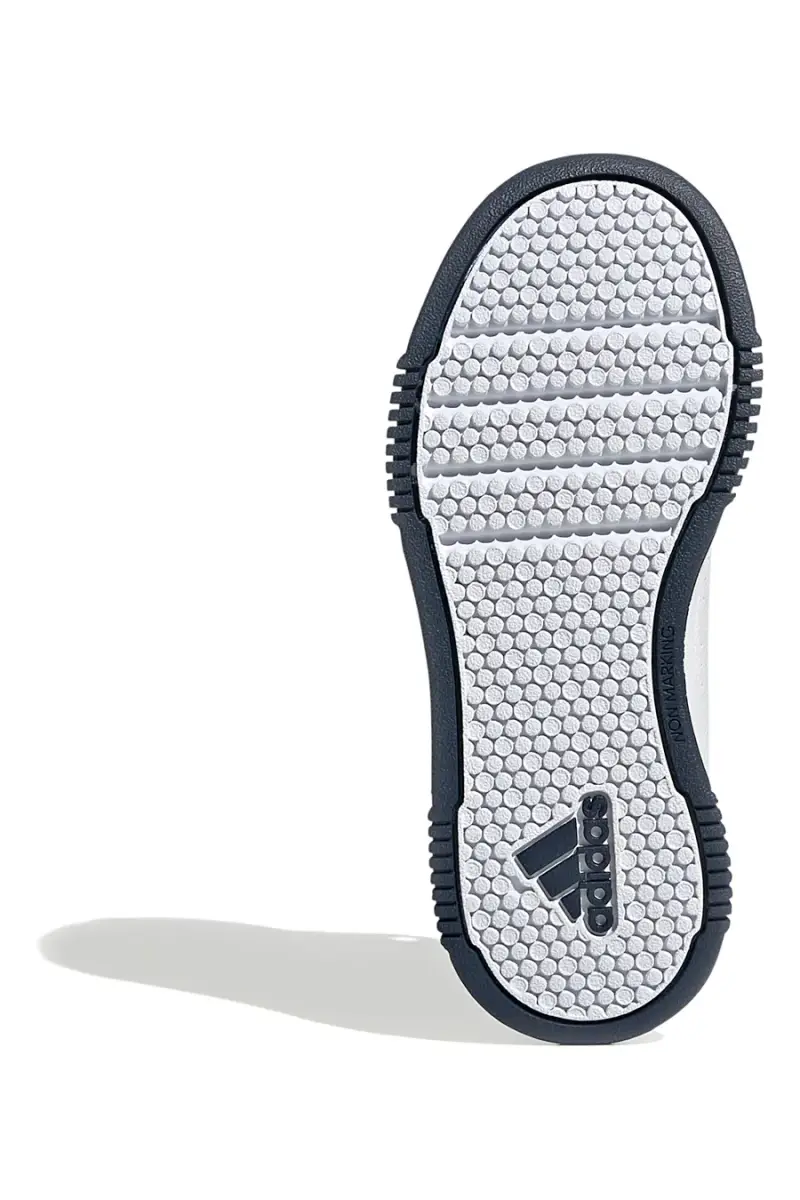 Sneakers bianche con dettagli blu e verdi chiusura a strappo Adidas Tensaur Sport 2.0 CF K [BIANCO] miniatura 5