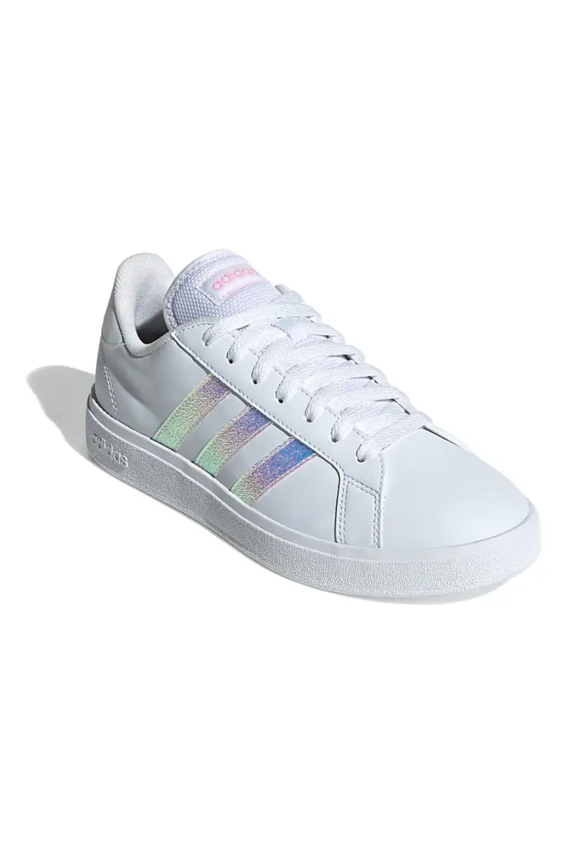 Sneakers bianche con dettagli iridescenti Adidas Grand Court Base 2 0 [WHITE miniatura 2