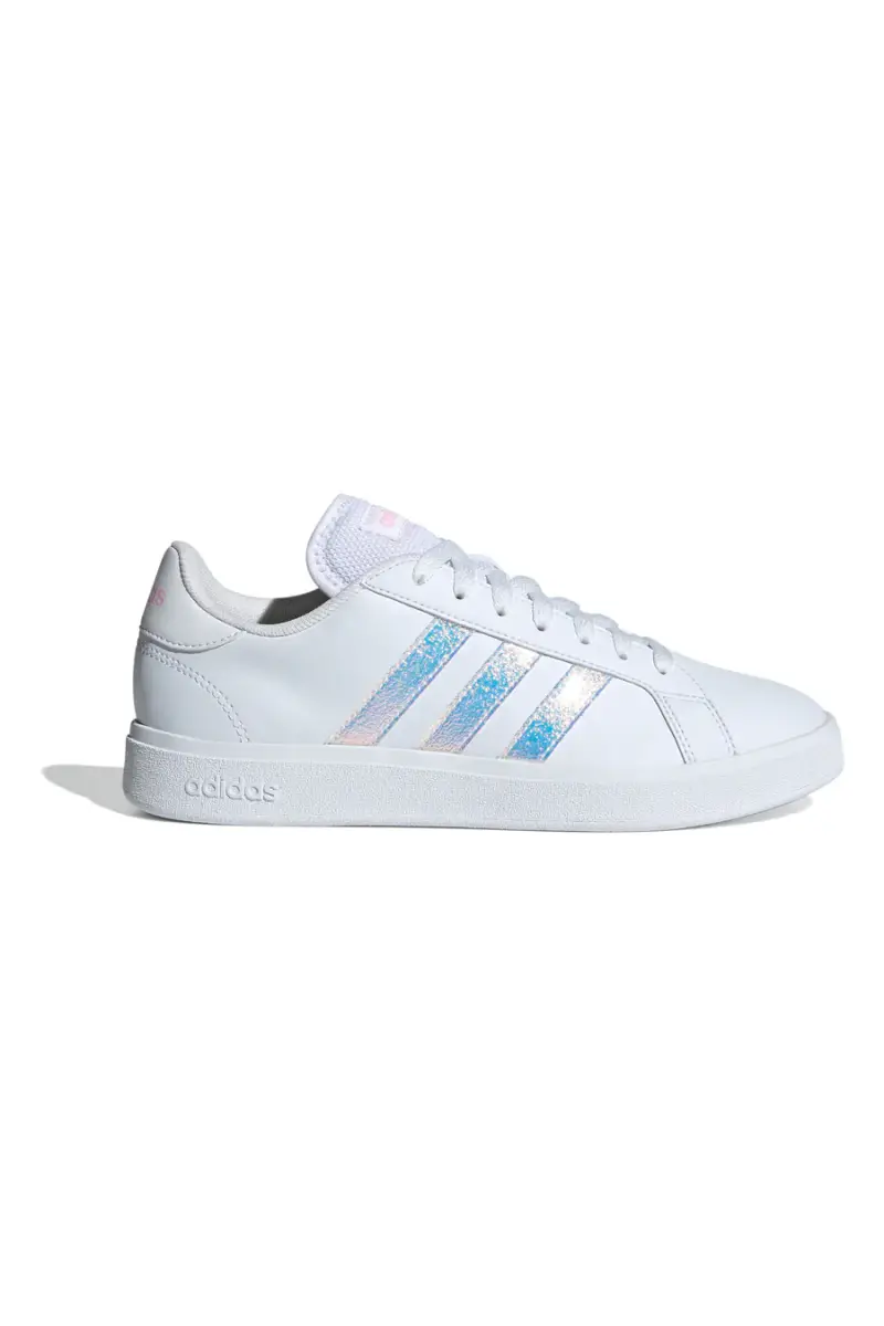 Sneakers bianche con dettagli iridescenti Adidas Grand Court Base 2 0 [WHITE