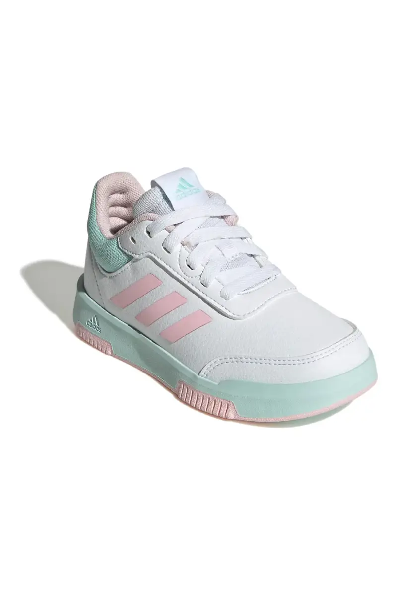 Sneakers bianche con dettagli pastello in materie sintetiche Adidas Tensaur Sport 2 0 K [BIANCO] miniatura 2