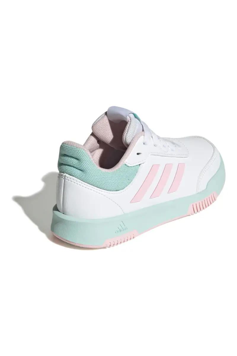 Sneakers bianche con dettagli pastello in materie sintetiche Adidas Tensaur Sport 2 0 K [BIANCO] miniatura 4