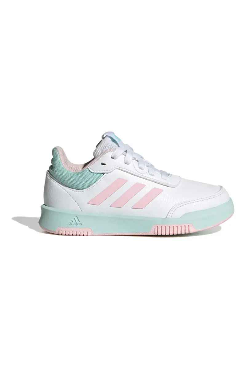 Sneakers bianche con dettagli pastello in materie sintetiche Adidas Tensaur Sport 2 0 K [BIANCO]