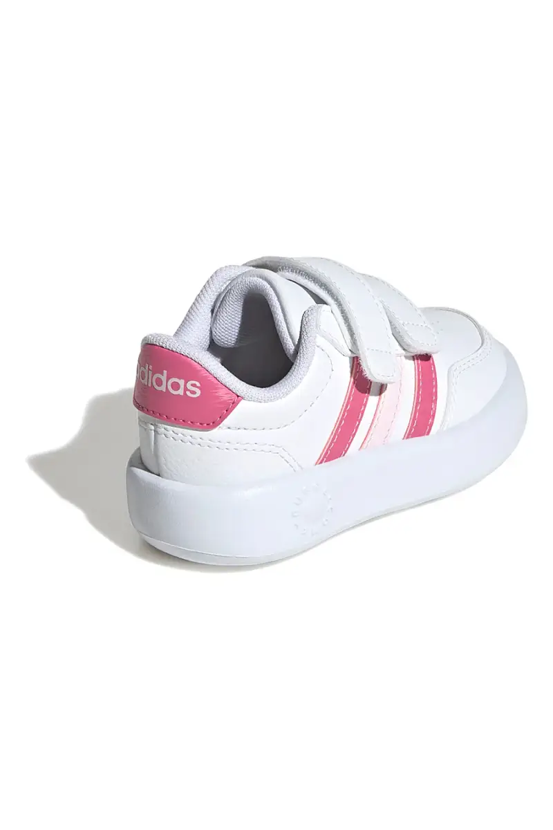 Sneakers bianche con dettagli rosa e suola Bubblecomfy Adidas Breaknet 3.0 CF I [BIANCO] miniatura 3